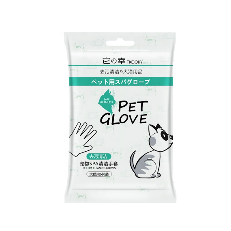 Pet disposable gloves wet wipes cat special dog wet paper wipes dry cleaning buttocks artifact cleaning products deodorizing dog
