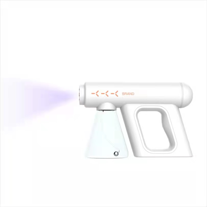 Drop shipping Morden Style Water Disinfection Blue Light Spray Gun Sprayer Fog Atomizer Gun Sanitizer Gun Sprayer