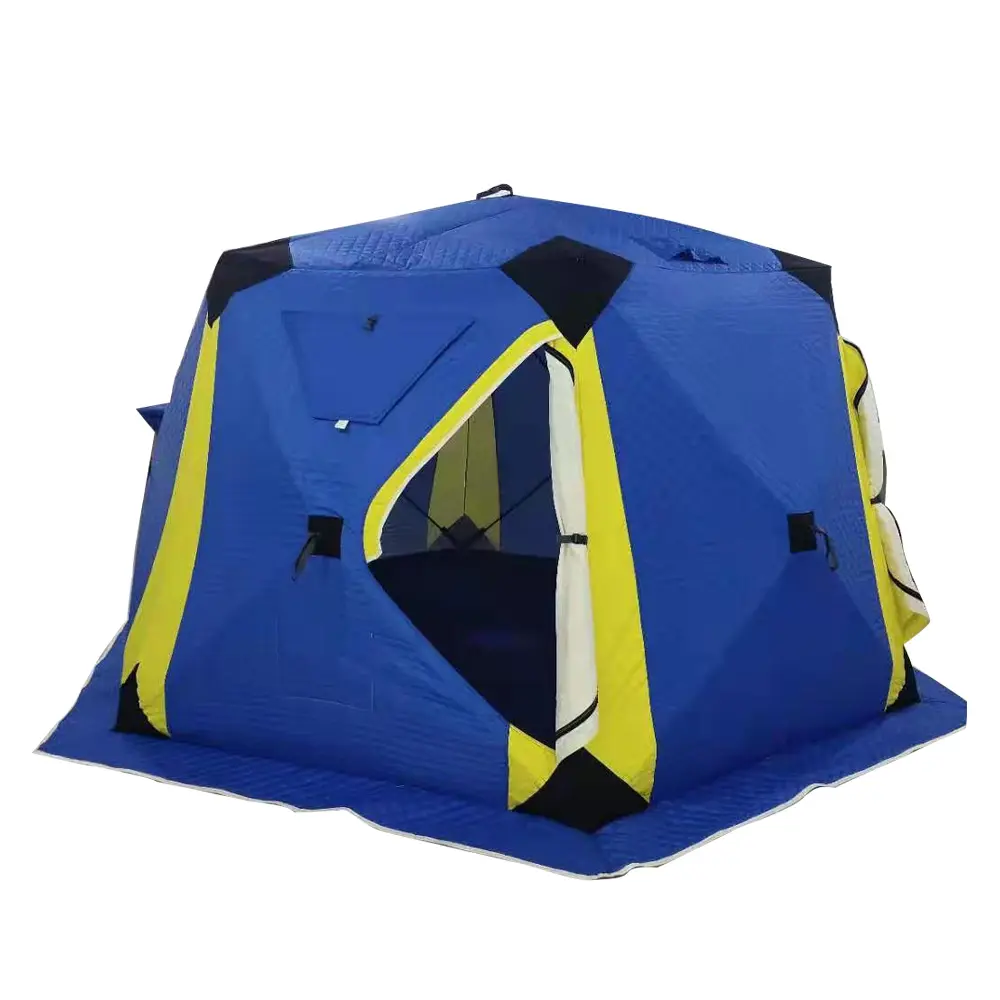 New Style Ice Fishing Tent with carrying Bag and Ice Anchors Waterproof Portable Pop Up Ice Shelter Outdoor Fishing