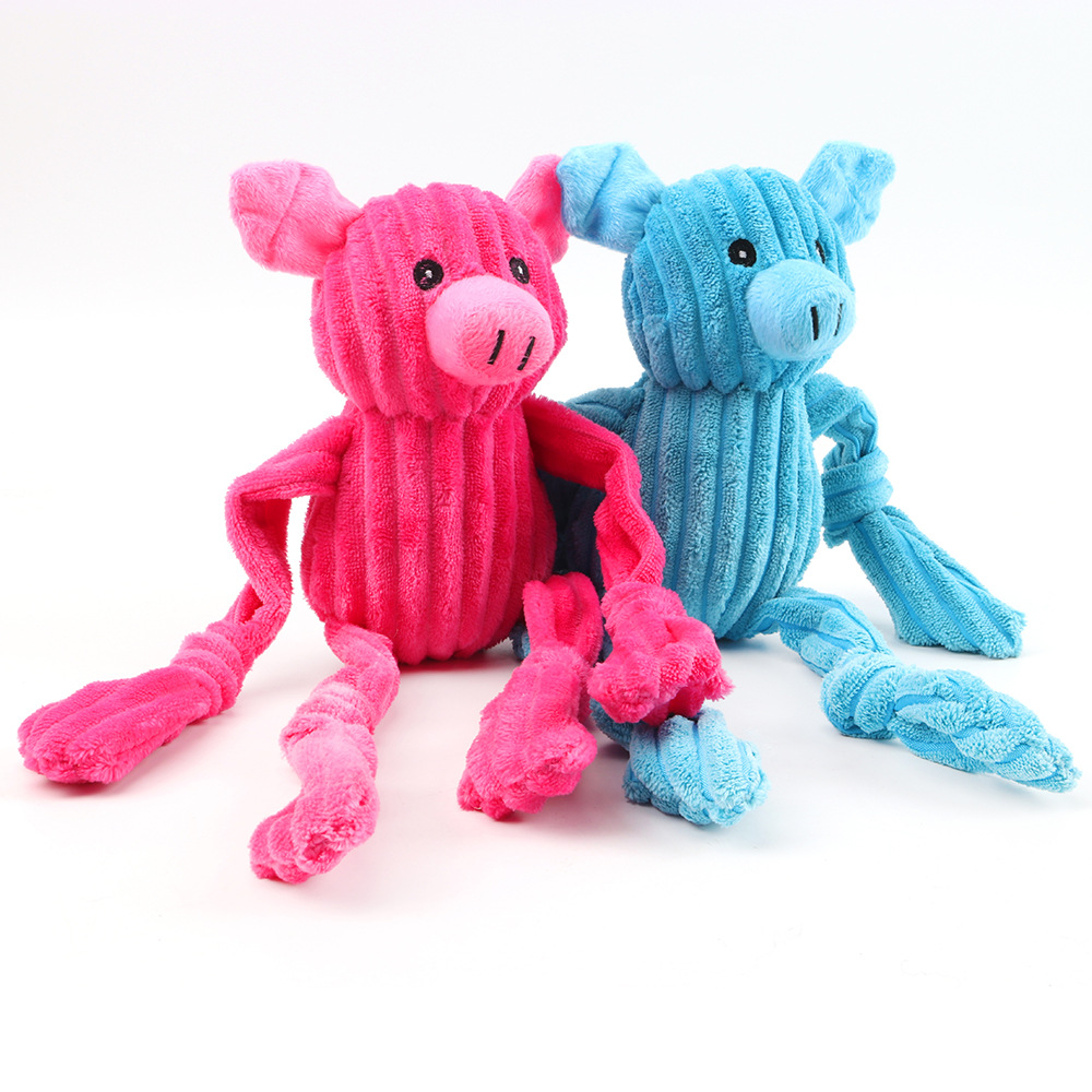 Long-legged Pig Sounding Dog Toy Pet Plush Training Pet Cat Toys
