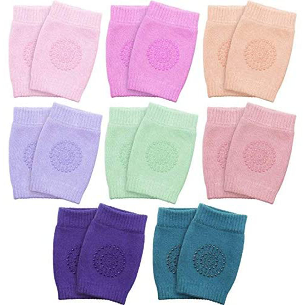 Unisex Baby Crawling Anti-Slip Knee Pads Toddler Knee Protectors Learn to Crawl Socks Leg Warmers