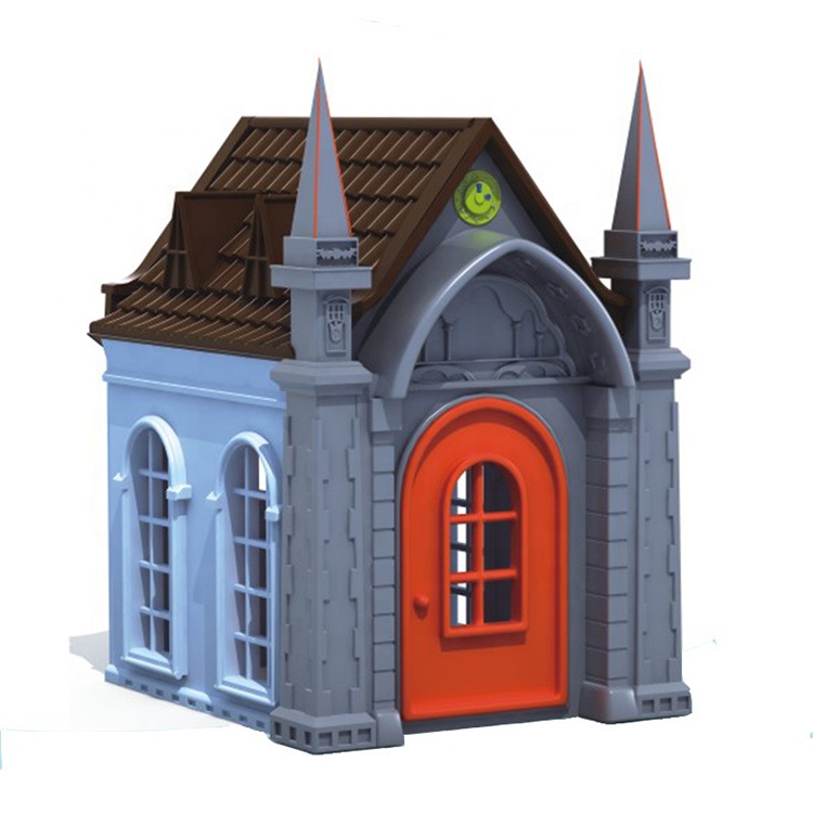 China Hot Selling High Quality Kids Playhouse Multi-Color Palace Theme Mini playground Kindergarten Kids Plastic Play House