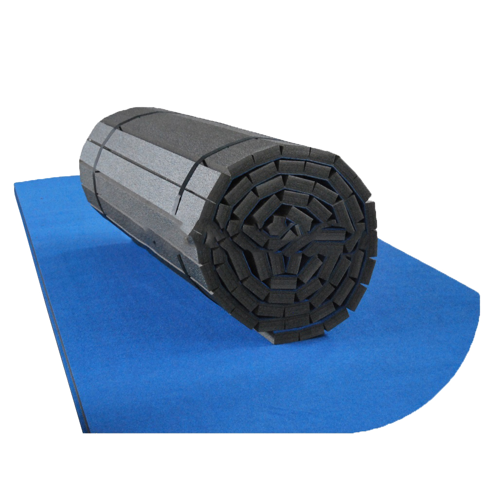 Good quality Different Colors Portable Pvc + Xpe Foam Roll Mat For Judo