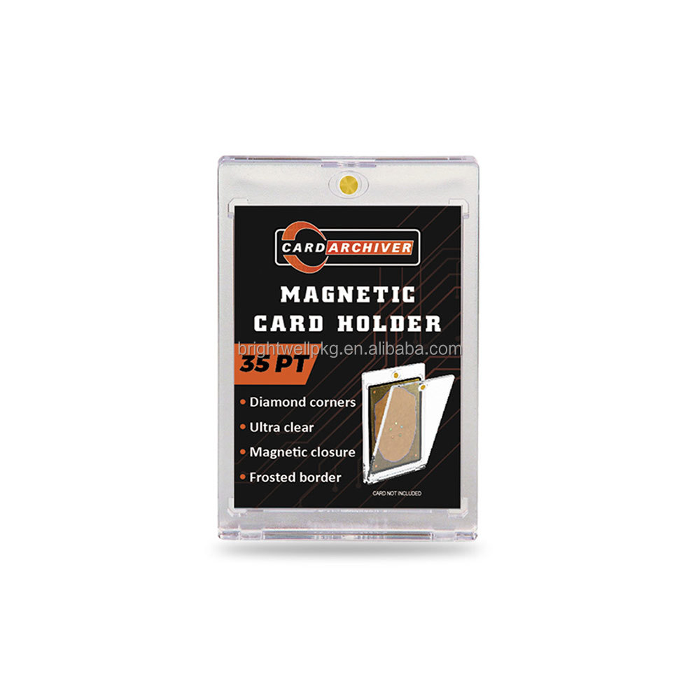 35PT UV ONE TOUCH магнитная карта Holader 35PT Спорт Баскетбол Футбол Бейсбол Коллекционирование оценка Pokemon Card