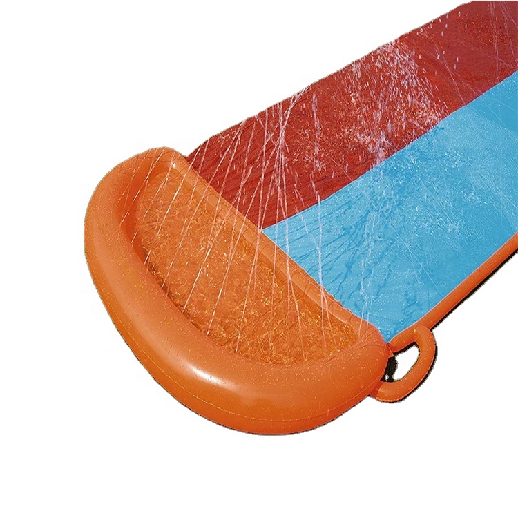 Солнечная горячая Распродажа EN71 PVC custom slip n slide двойная полоса и надувная водная горка