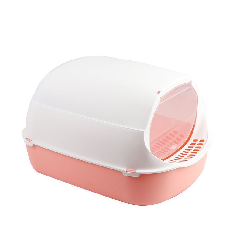 New fully enclosed cat litter tray cat litter box pet cleaning supplies