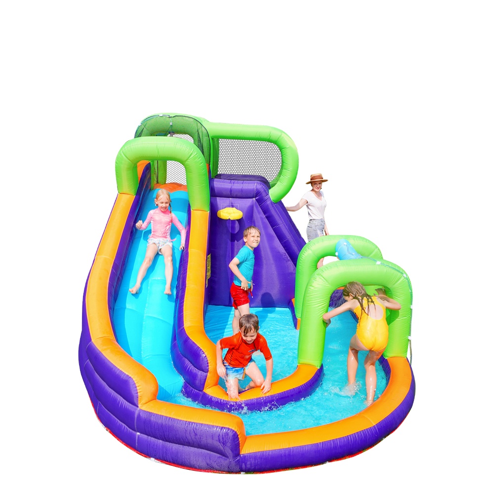 Airmyfun New Design Kid Toy Slide Bouncer Castle Jumping Inflatable Bouncy House