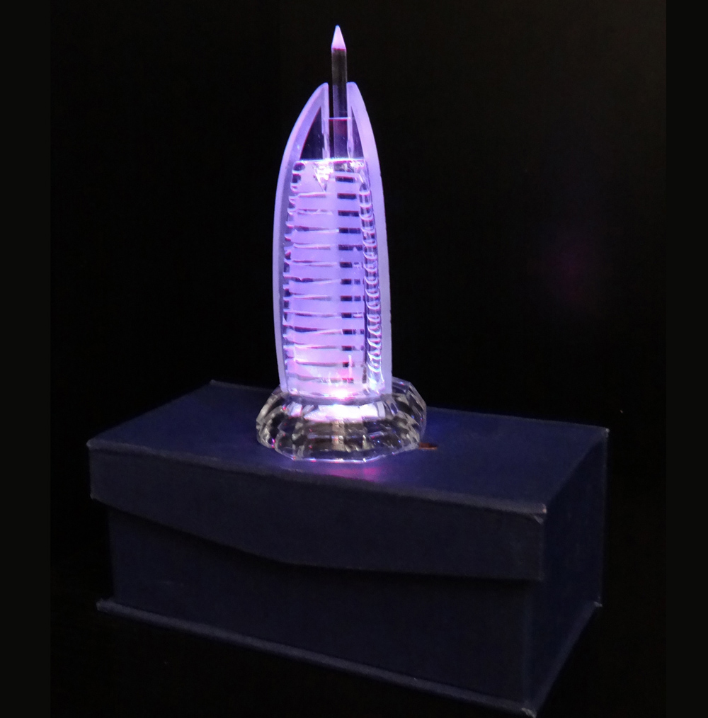 Light Up Dubai burj Al Arabic hotel crystal tower MH-G0282