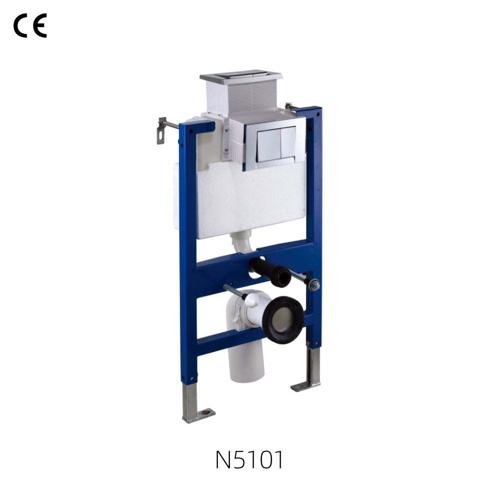 NUCA N5101 Concealed Cistern Bathroom Toilet & Accessories Dual-Flush Wall Hung Ceramic And Plastic Toilet Hot Sale Item