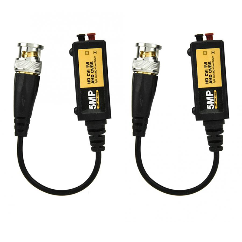 1080P 3MP 4MP Чистая медь core hd cvi ahd tvi CVBS video balun для камеры видеонаблюдения bnc разъем