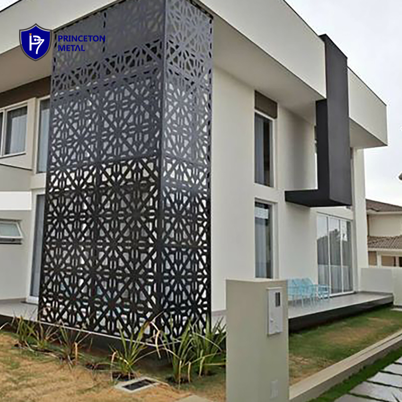 Princeton Building Facade Cladding, Aluminium Profile, Exterior Wall Panel