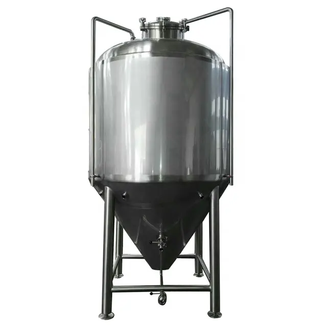 Stainless Steel Brew Wine Kombucha Cider Yogurt Milk Ss Jacket Conical Fermentor Vessel Brite Bright Beer Fermentation Tank