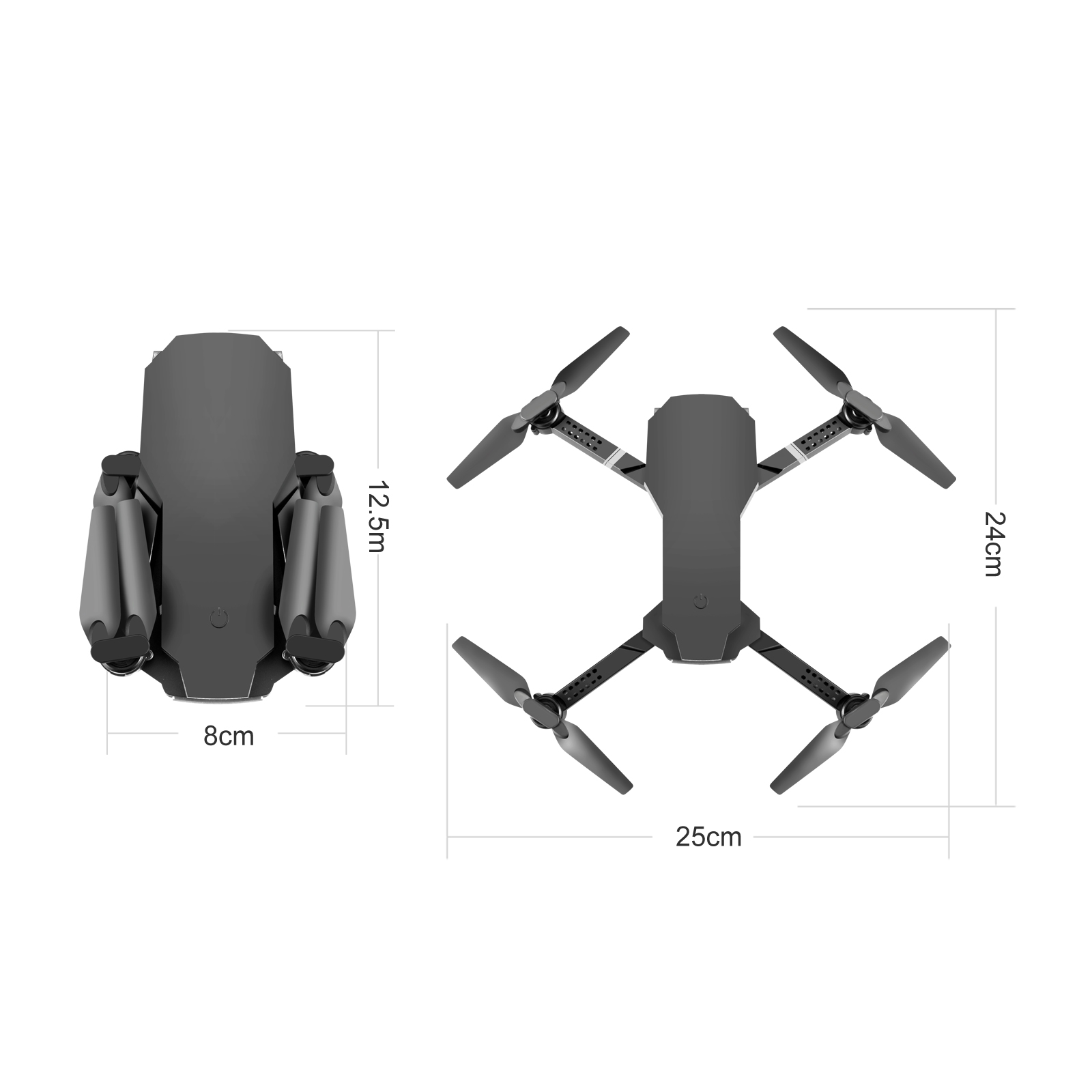 Дрон S70 с двойной камерой 4K, Wi-Fi, FPV, 1080P