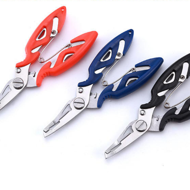 Four-color optional sharp cut steel wire for easy carrying Fish line scissors