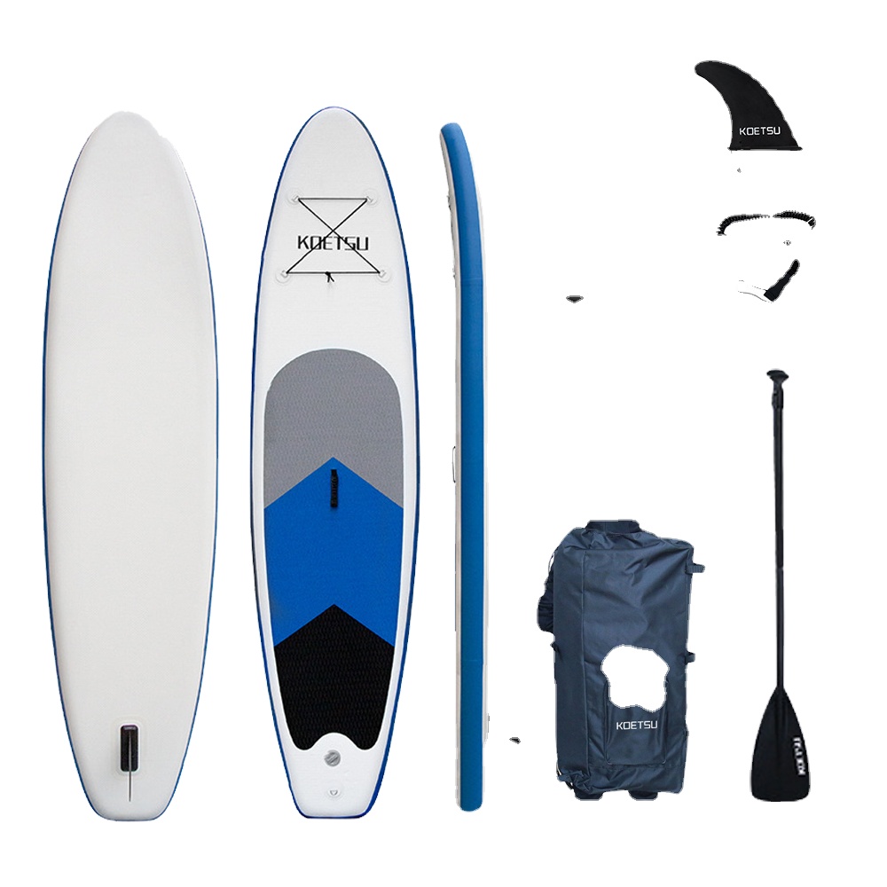 3.2m blue and grey paddle board SUP board stand-up beginner paddle board inflatable water skis