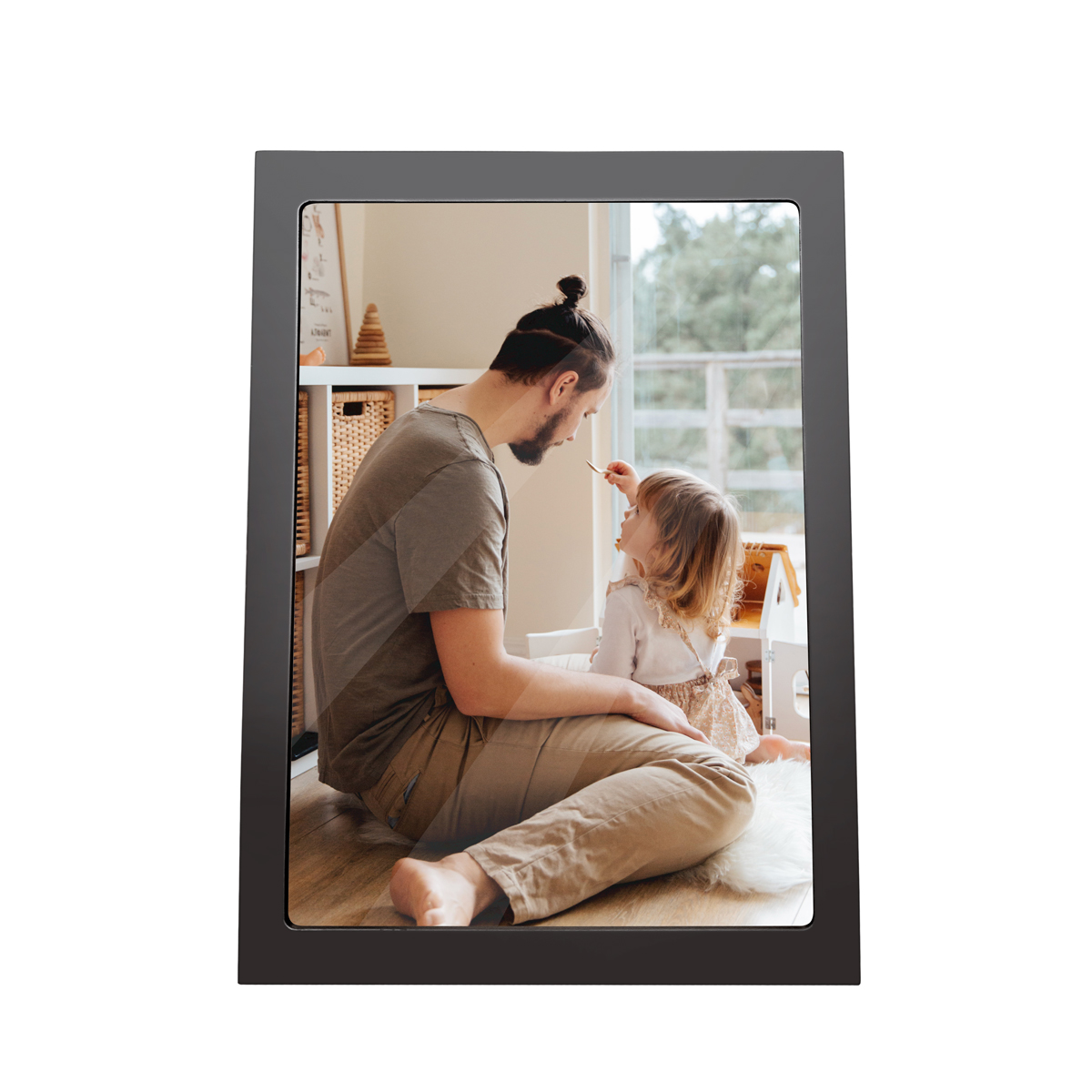 Wholesale Europe Stylish Light Wood Art Picture Frames Wedding Gifts Wood Photo Frame Morden Black MDF Photo Frame