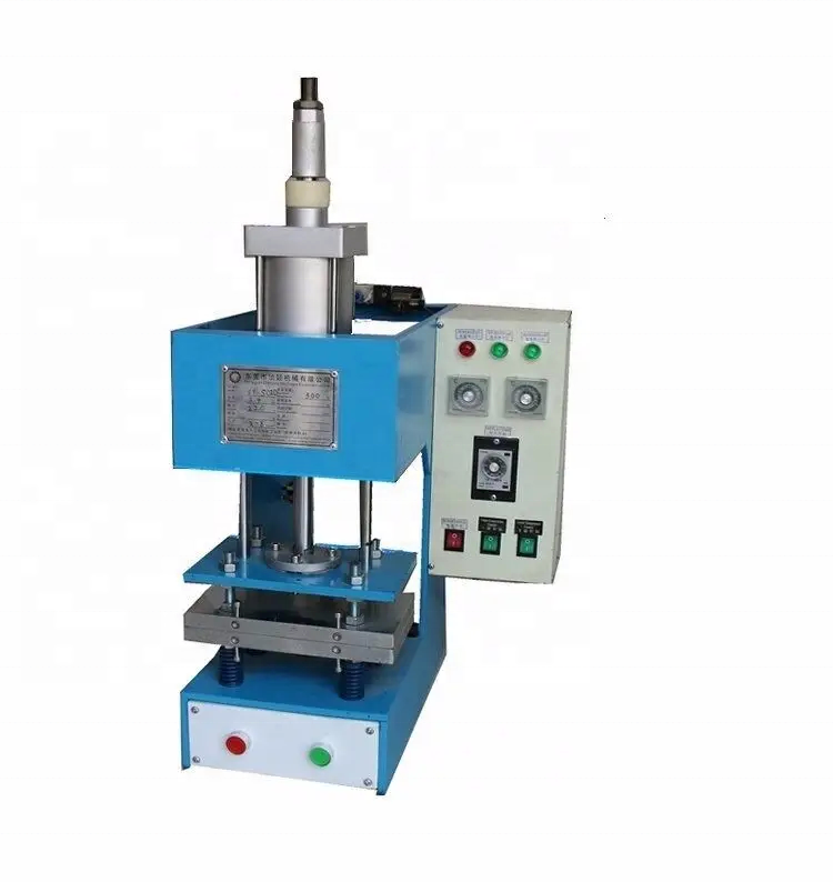 Competitive Price Hot Press Forming Machine Suitable For Double-sided PVC Products Like Keychains And Zipper Pulls
