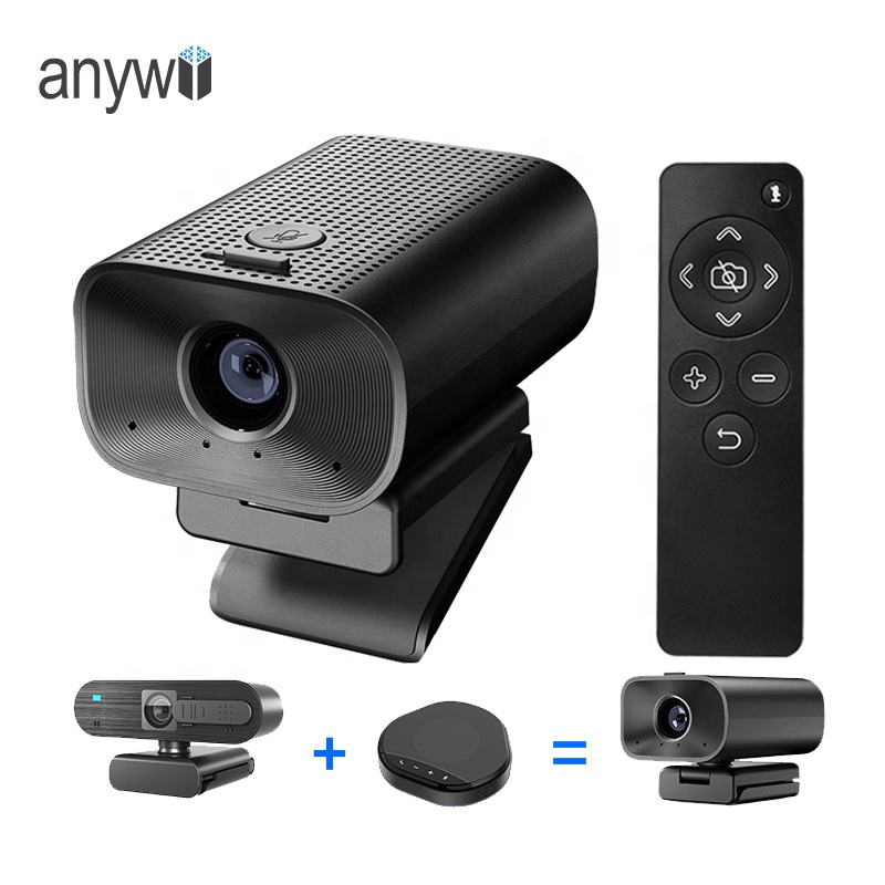 Встроенные всенаправленные микрофоны Anywii, система Конференц-камеры android 1080p, usb-веб-камера для конференц-связи с динамиком