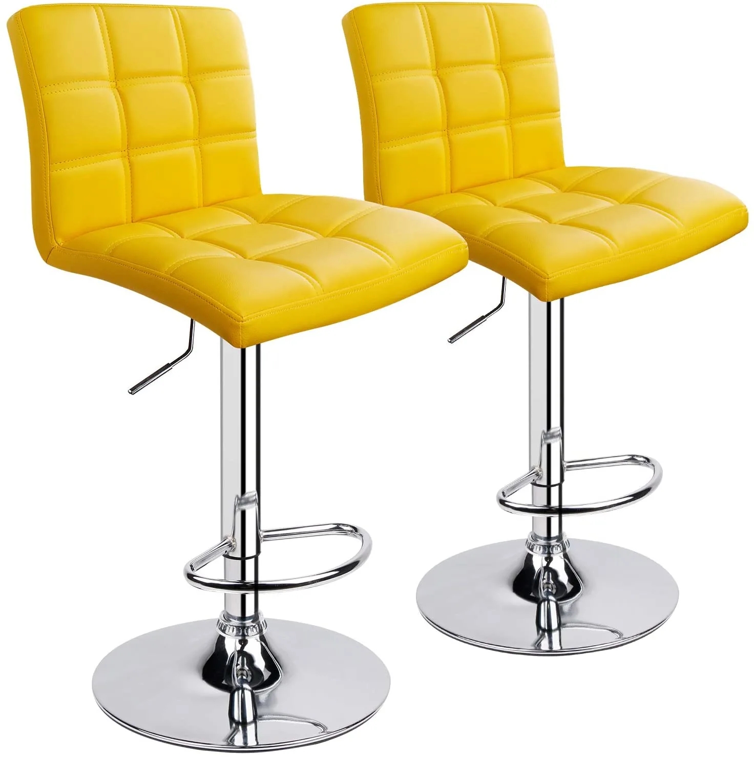 Classical Design Yellow Bar Stool Can Be Used Swivel Chair