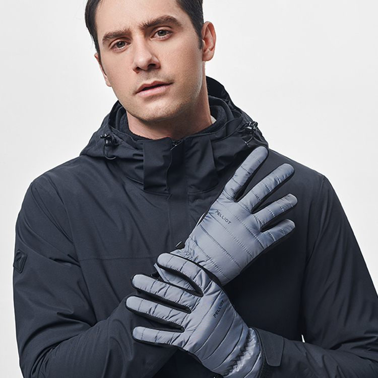 Winter waterproof cotton padded non-slip touch screen riding ski gloves