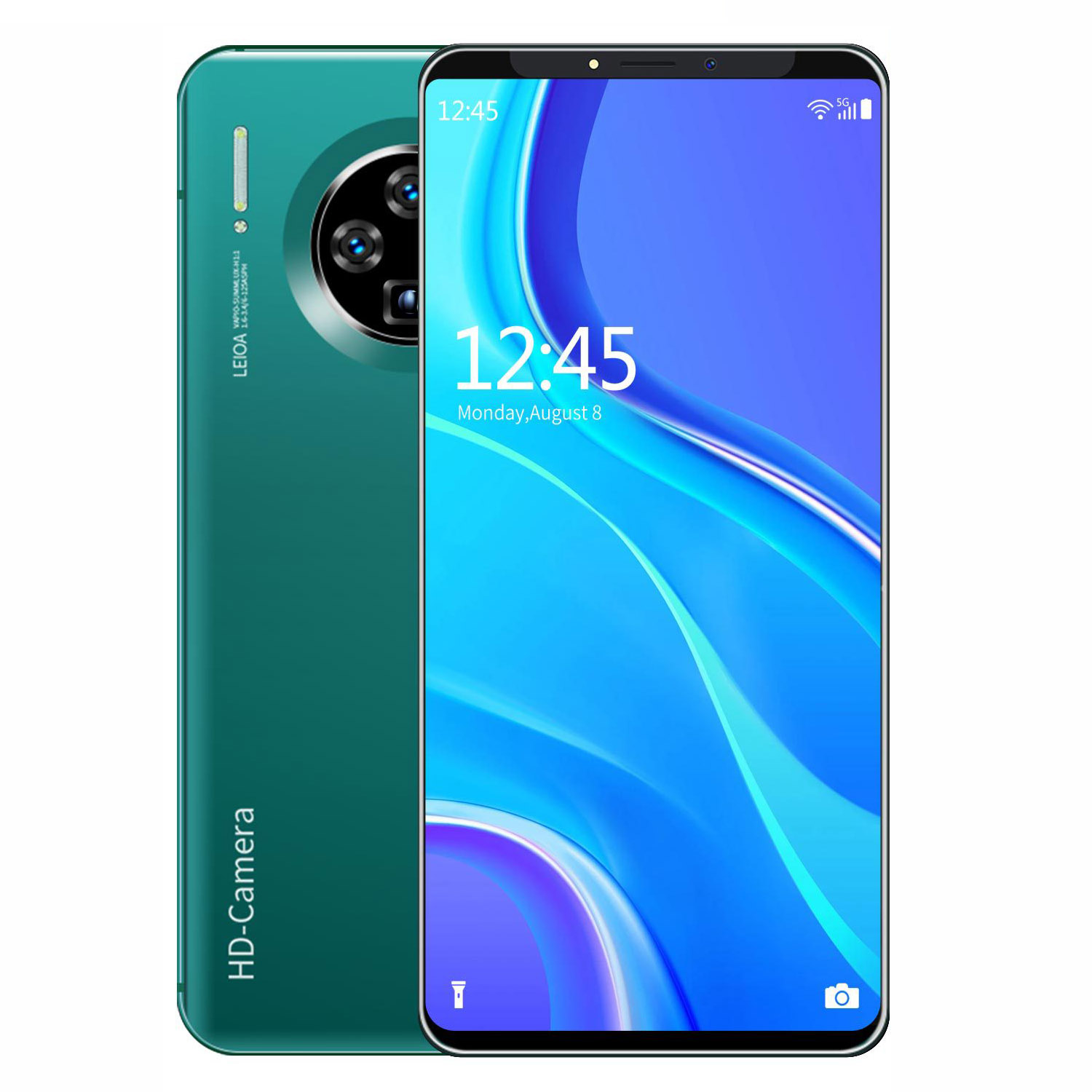 Mate40 дешевый большой экран android телефон 6,3 дюймов HD экран 1 Гб + 8 Гб 12G + 512G телефон Африка дешевый многоязычный мобильный телефон