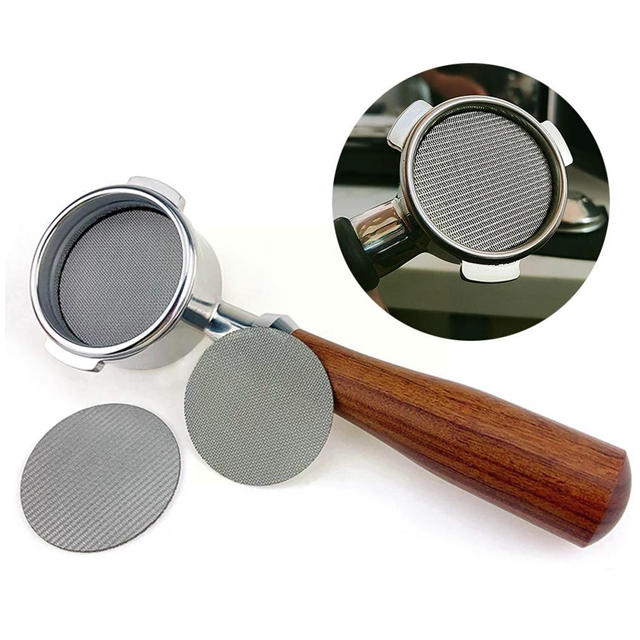 Stainless Steel Reusable Eco Friendly 100 micron, 150 micron Coffee Shower Puck Screens for coffee maker machine
