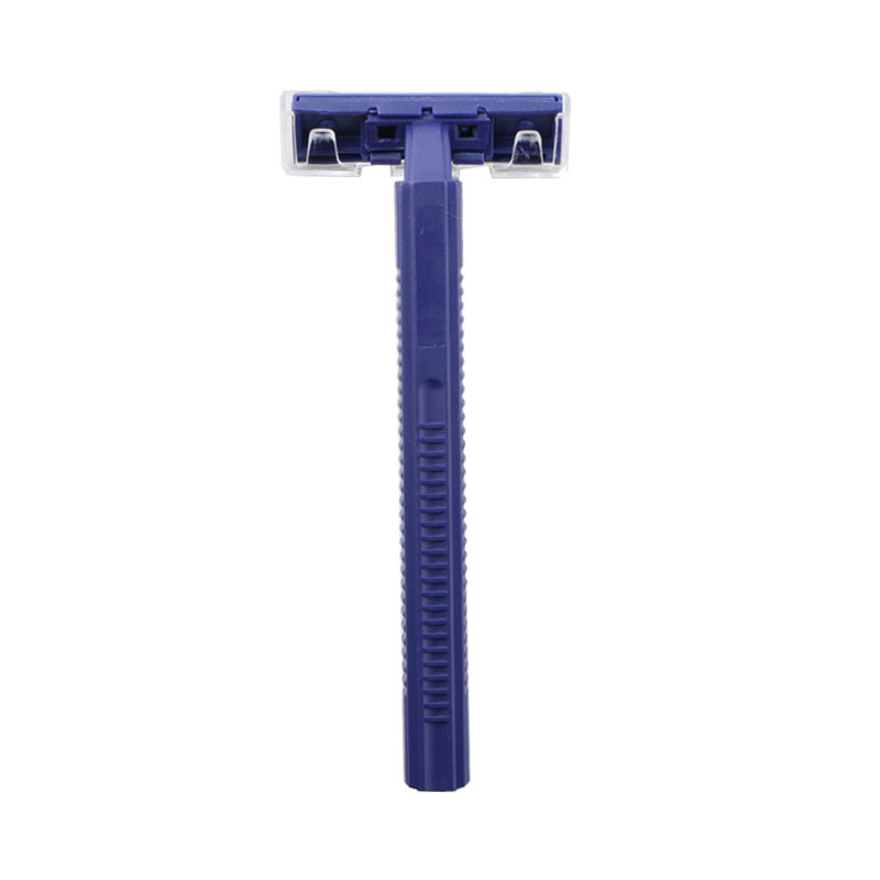 Hot sell men shaving disposable 5PCS rubber handle safety razor