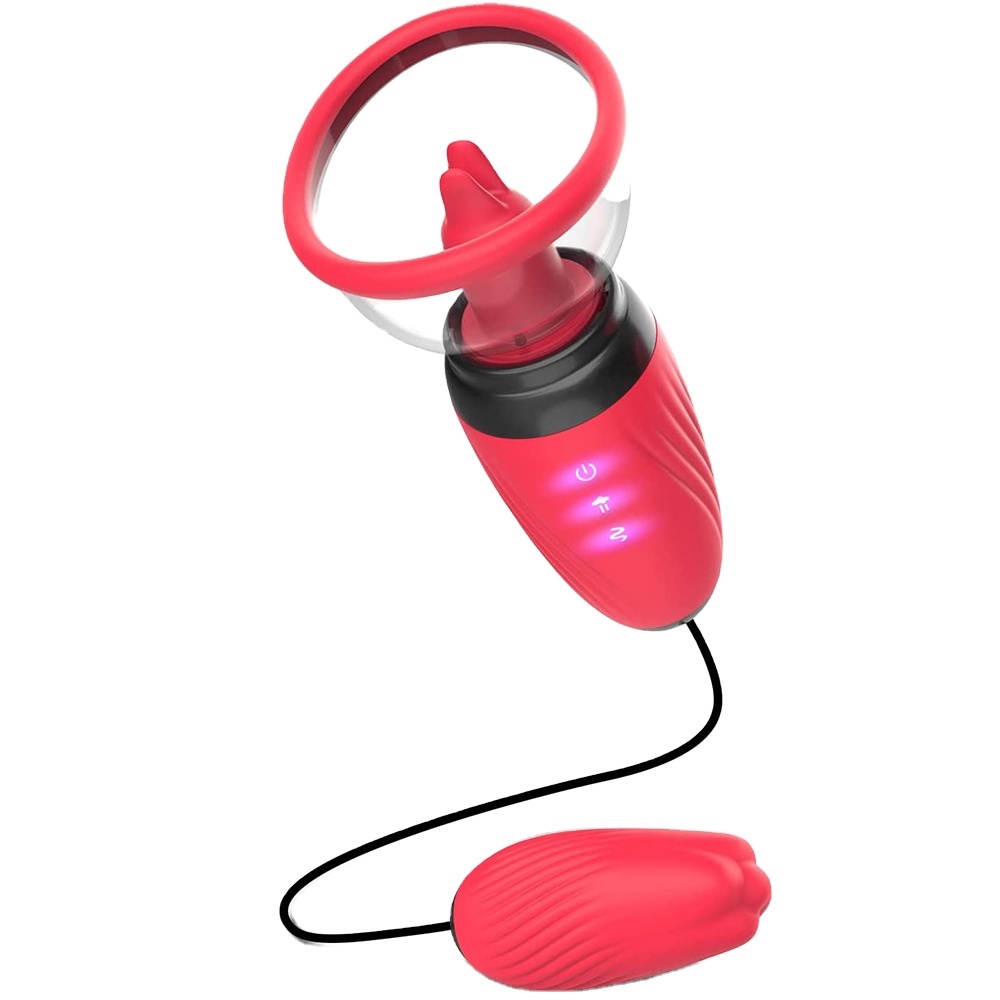 deepspot Sucking Rose Toy Vibrator for Women Clit G-Spot Breast Nipple Anal Vaginal Egg Stimulator Adult Nipple Sucker
