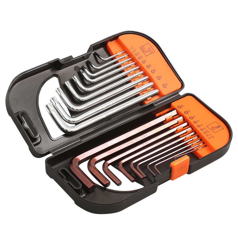 Шестигранный ключ промышленного класса S2 Kapusi, комбинированный Ключ Torx 18 шт., динамометрический шаровой торцевой ключ