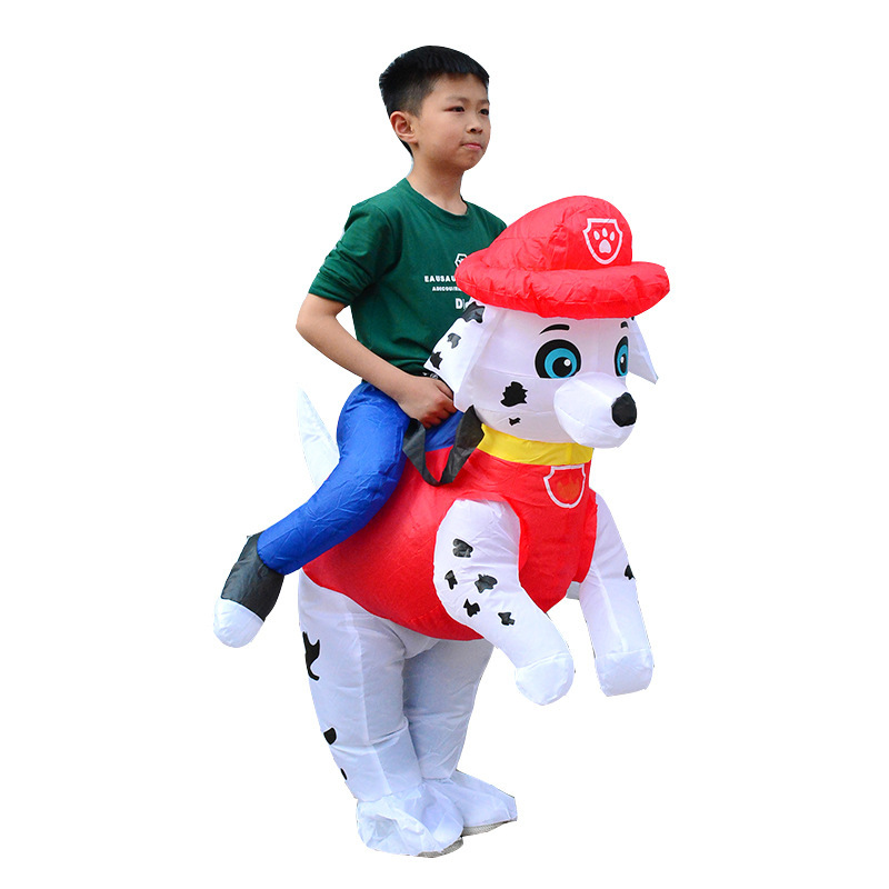 2021 new Children's Day inflatable costumes Wang Wang team children's parent-child activities stage performance costume props