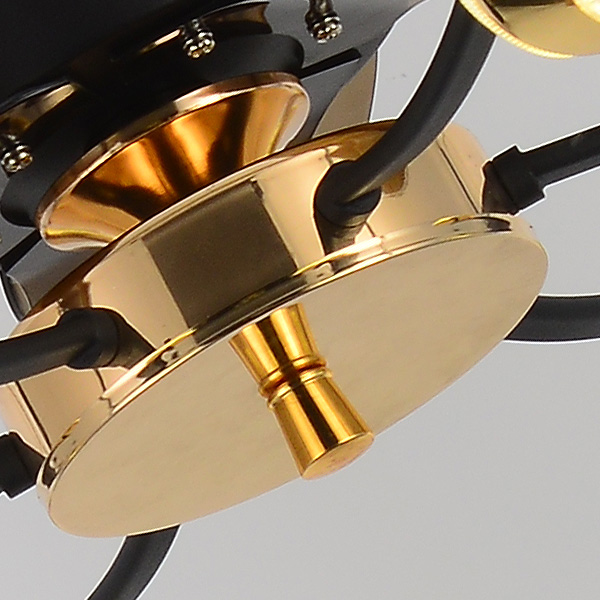 Hot Sale Chandelier Ceiling Fan Light With Remote 26 Inch 3 Color With Speaker Crystal Fan Chandelier