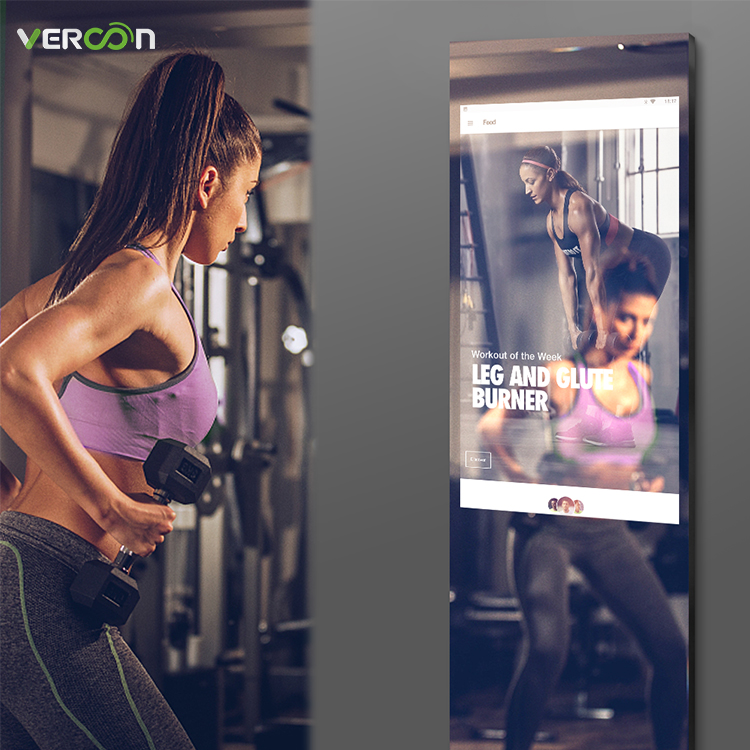 Интерактивное стекло TV Magic Gym, зеркало для тренировок, упражнений, сенсорный экран, умное зеркало для фитнеса, для дома, цена