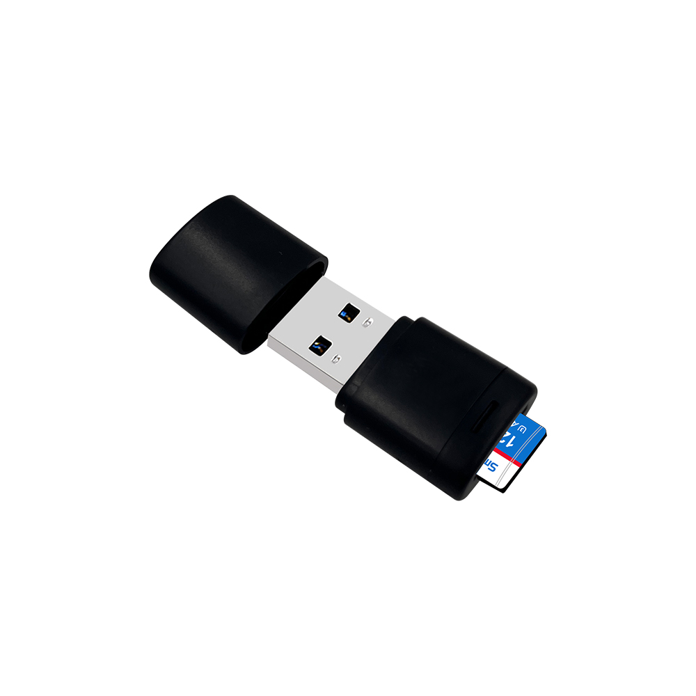 Topdisk Новое поступление высокоскоростной мини-SD-кард-ридер USB 2,0 адаптер памяти SD кард-ридер с крышкой