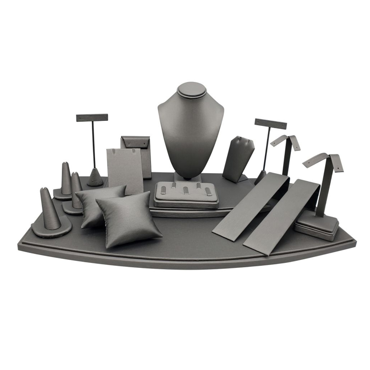 Luxury Metal Jewellery Props Necklace Racks Bracelet Jewelry Display Stand Set for Store