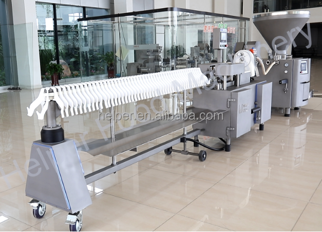 500kg/h sausage making machine production line industrial automatic sausage stuffer machine