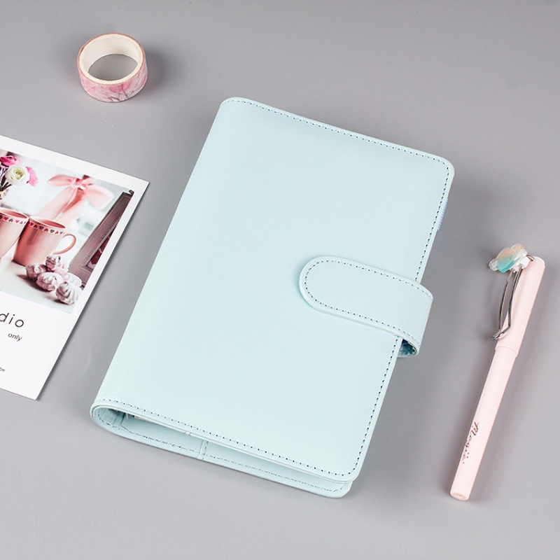 Loose-leaf notebook creative A5A6 meeting record notebook PU folder budget binder Filing Products