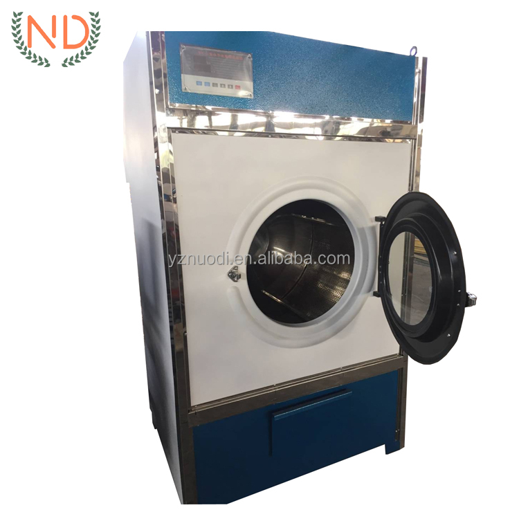 rotary drum laundry industrial electric clothes fabric dryer machine wool textile drying machine