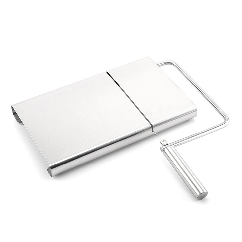 Best Sale stainless steel handle block cheese wire slicer cutter board kit