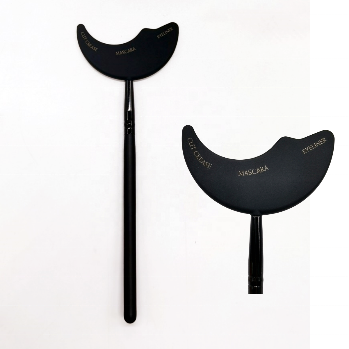 All Black Silicone Cut Crease Mascara Eyeliner Guide Shield Reusable Magic Perfectors Eye Makeup Tool