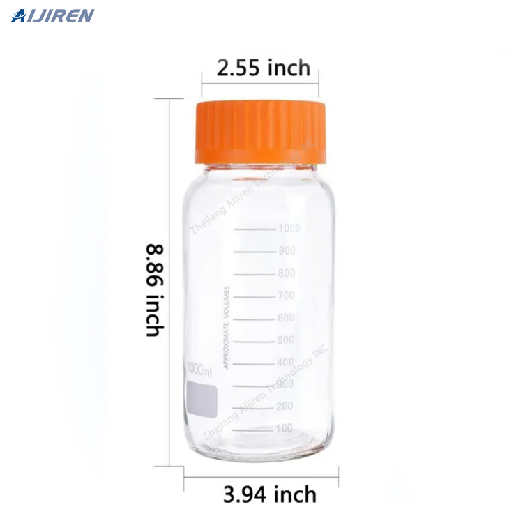 Aijiren GL80, лабораторная стеклянная бутылка с широким горлом и закручивающейся крышкой, 1000 мл