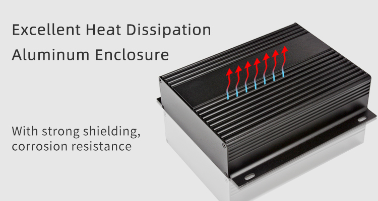 PB094  107*47.3-L Electrical IP68 aluminum stainless steel waterproof Outdoor projector Screen Cabinet Electric Meter Box Metal