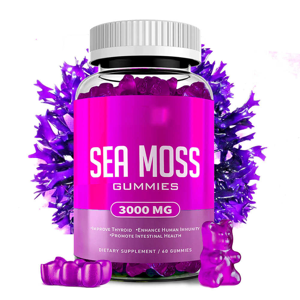 Sea Moss gummies Organic Burdock Root gummies Sea Moss and Bladderwrack gummies Seamoss Raw Supplement