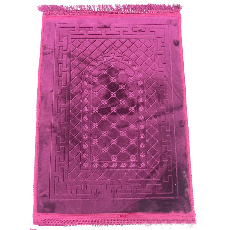Muslim comfortable non-slip soft non-fading portable pilgrimage blanket