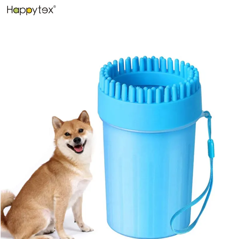 Amazon Hot Sale High Quality Easy To Use Light Weight Rasy To Carry Dog Paw Cleaner Cup Dog Paw Cleaner For Pet Feet Cleaner