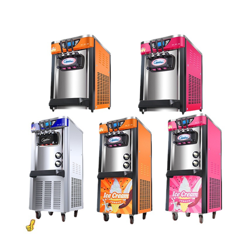 Soft Serve Ice Cream Machine Ice Cream Making Machine Stainless Steel Commercial Icecream Maker Soft Ice Cream Making Machine