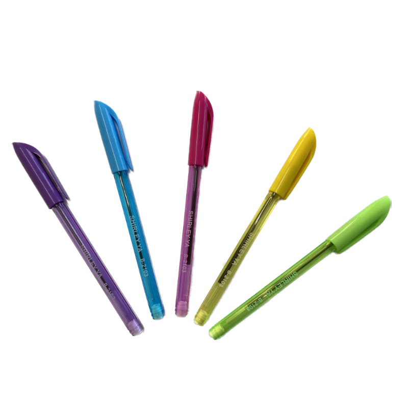 Plastic Ball Pen Multi Ballpoint Pen Quality Low Priced Colorful Simp Ful Simple N Wholesale Custom H100 Popular Blue 0.7 Mm