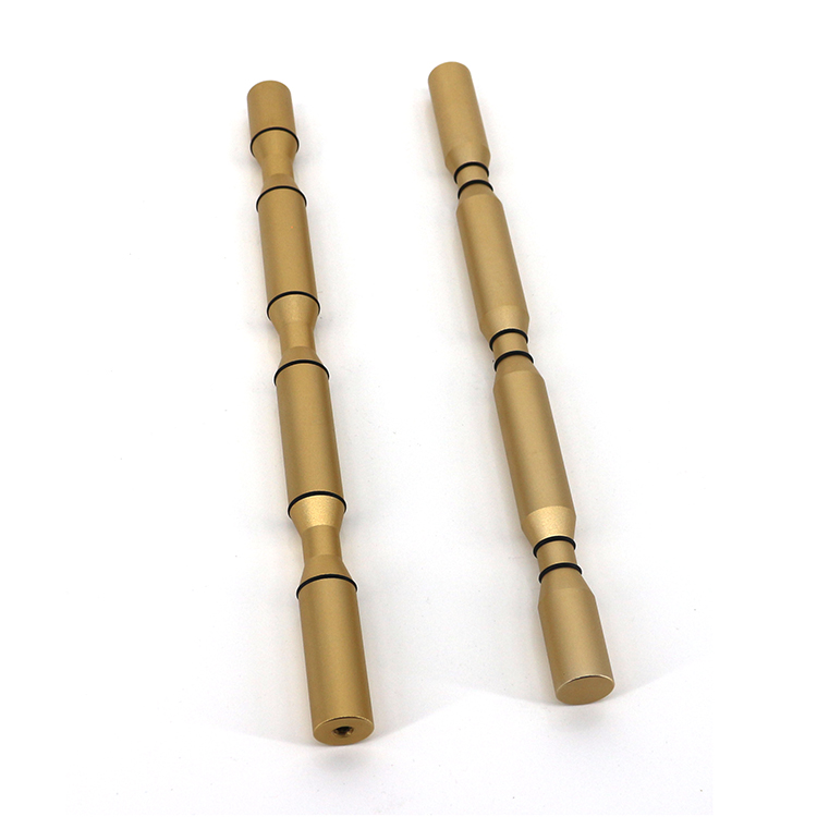 3 bottle deep gold color aluminium wall mounted wine rack pegs
