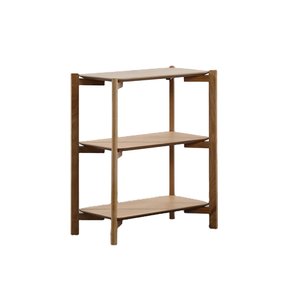 Modern Living Room Kitchen Oak Solid Wooden Shoe Display Rack Storage Shoe Rack Stand for Home