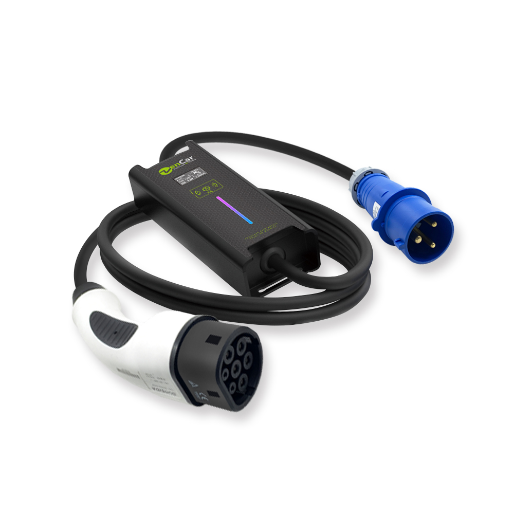 portable electric car charge 32a adjustable evse level 2 charger domestic ev charger