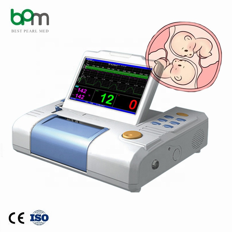 BPM-FM703 сердечек, Токо плода cardiotocograph цена ЭКГ машина фетальный Доплер